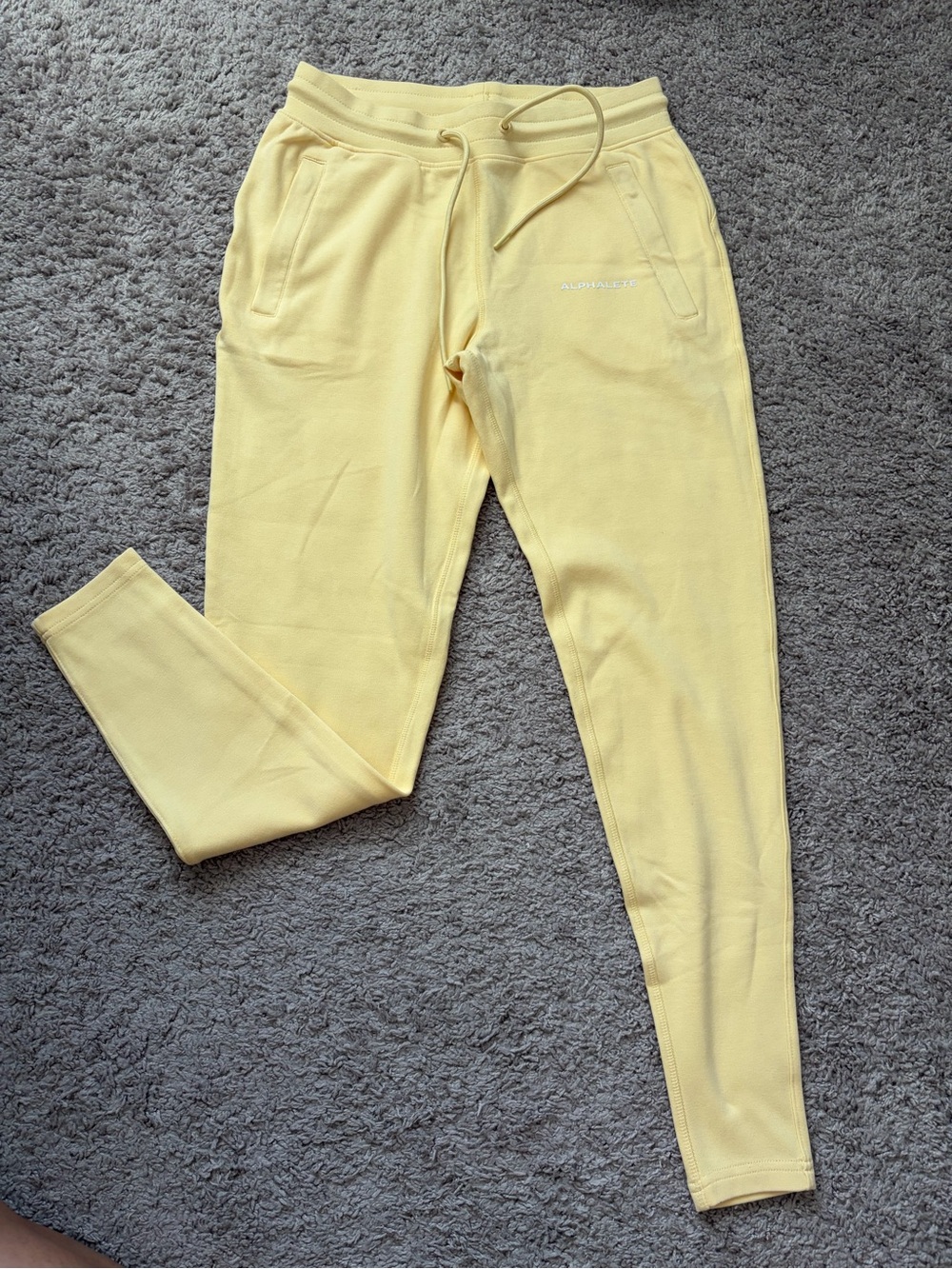 NWT Light Yellow Jogger Sweatpants